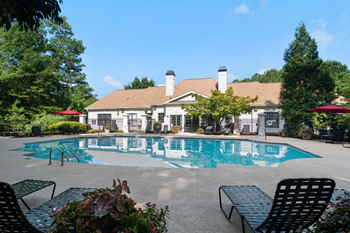 Swimming pool with sundeck